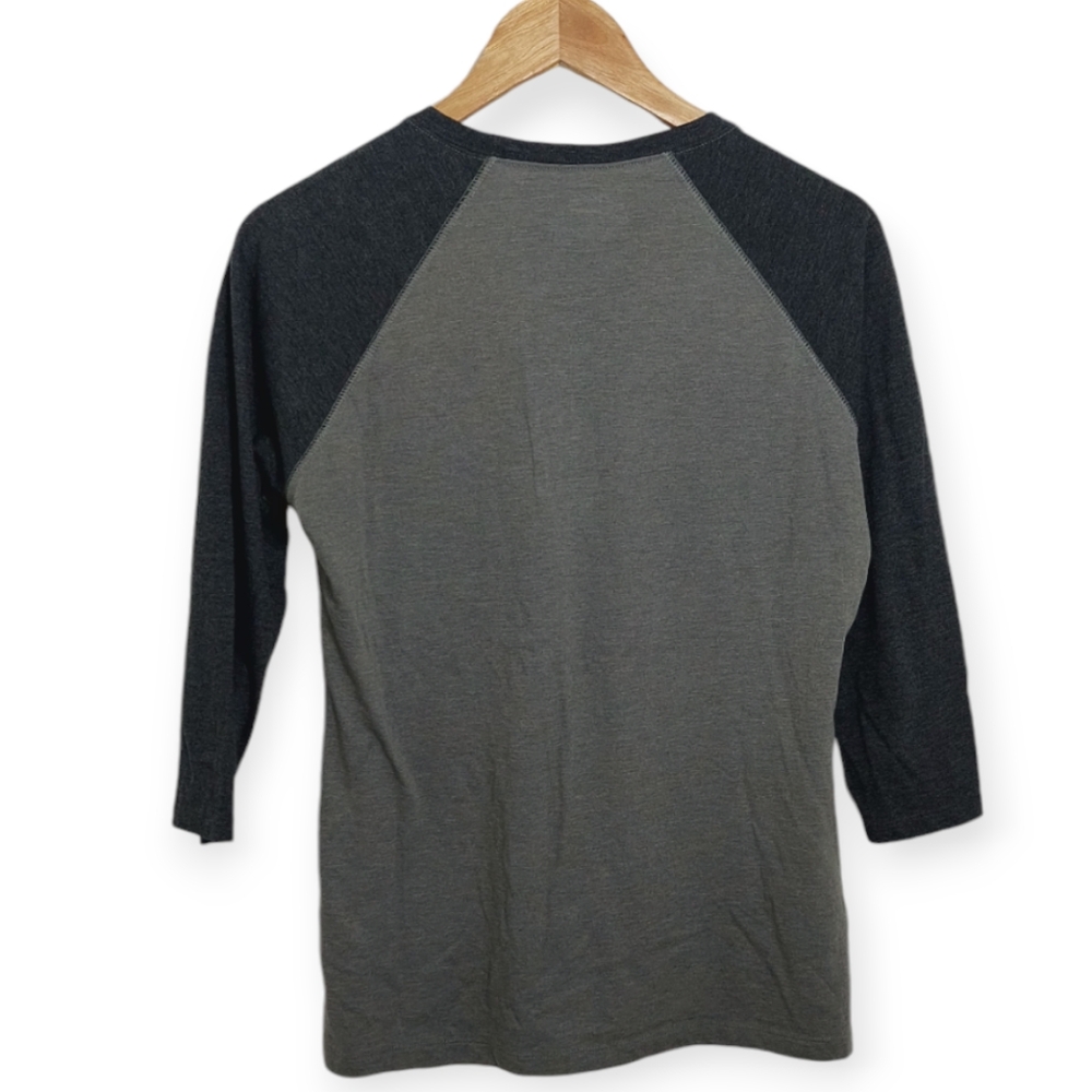 The North Face Women's Size Medium Shirt Tunic Classic Fit Ragland Tee Top Gray - Picture 2 of 9